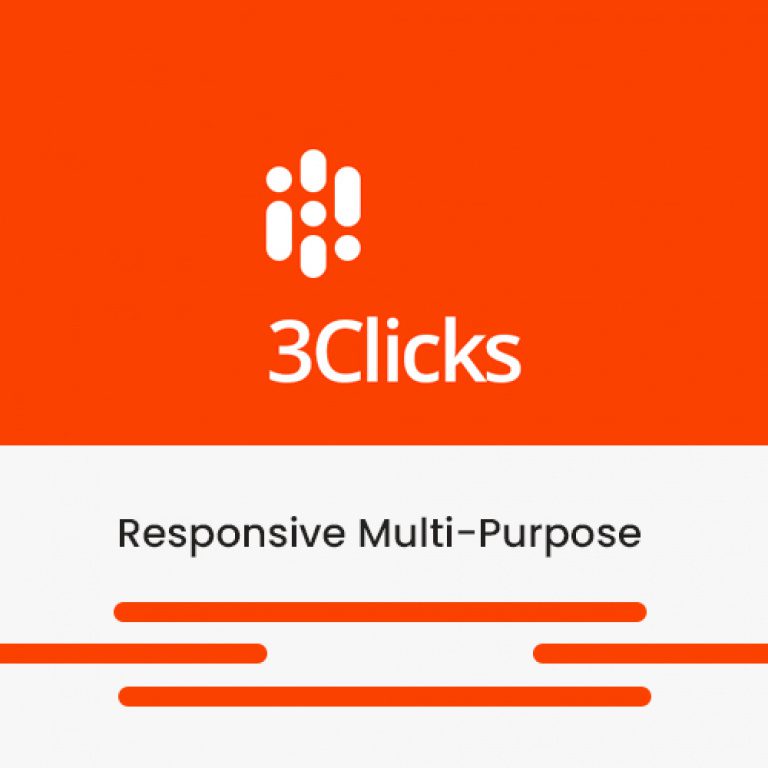 3Clicks - Responsive Multi-Purpose WordPress Theme