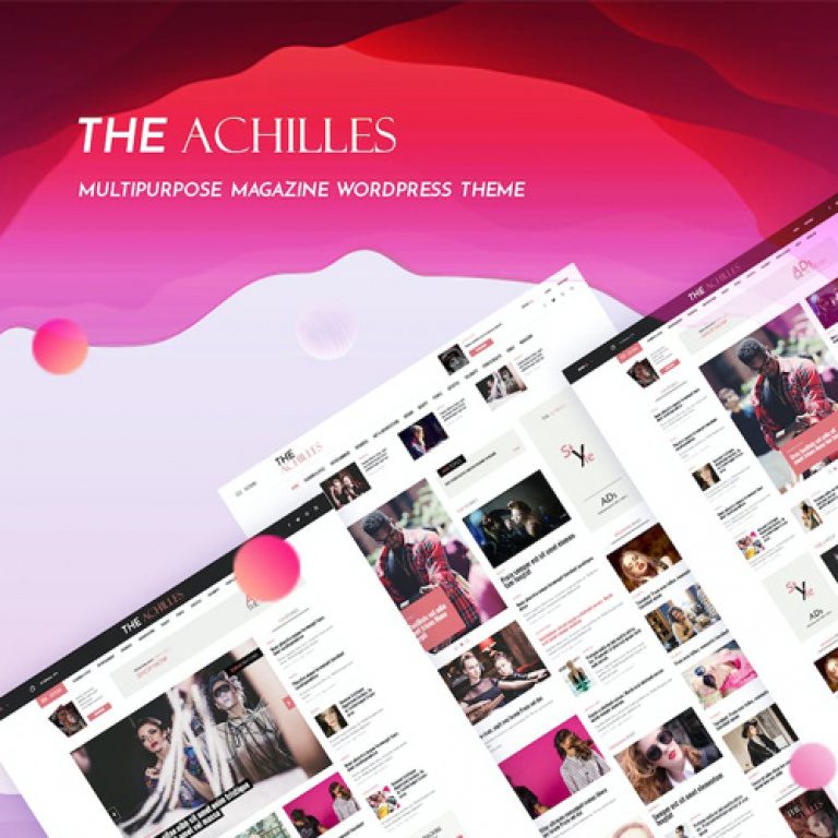 Achilles – Multipurpose Magazine & Blog WordPress Theme