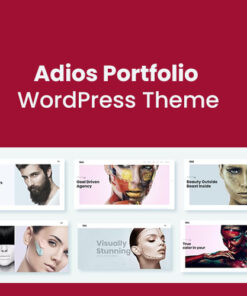 Adios | Portfolio WordPress Theme