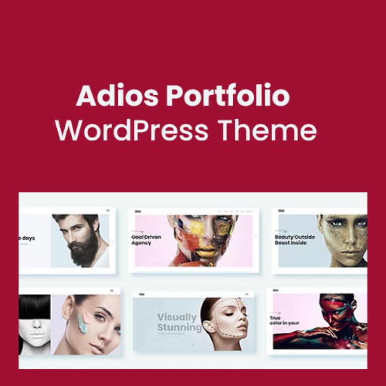 Adios | Portfolio WordPress Theme