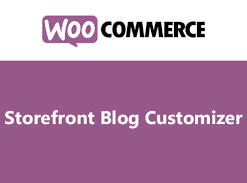 Storefront Blog Customizer