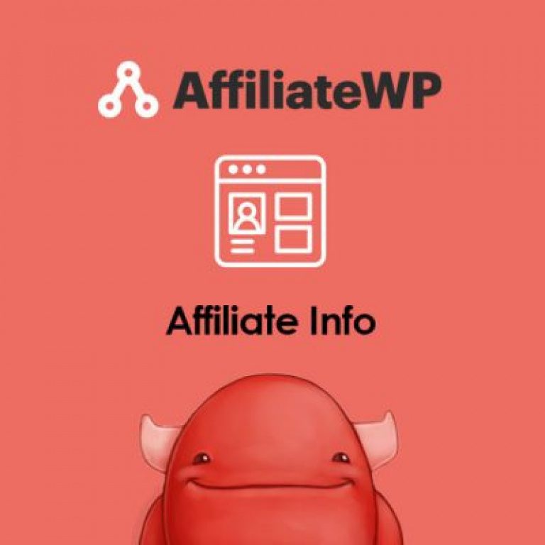 AffiliateWP – Affiliate Info