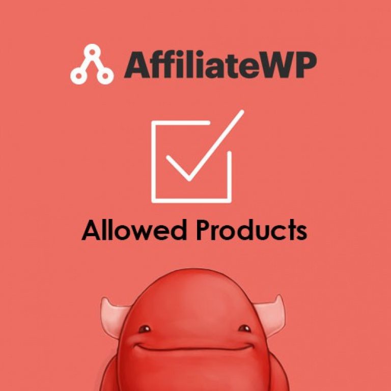 AffiliateWP – Allowed Products