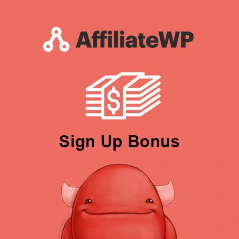 AffiliateWP – Sign Up Bonus