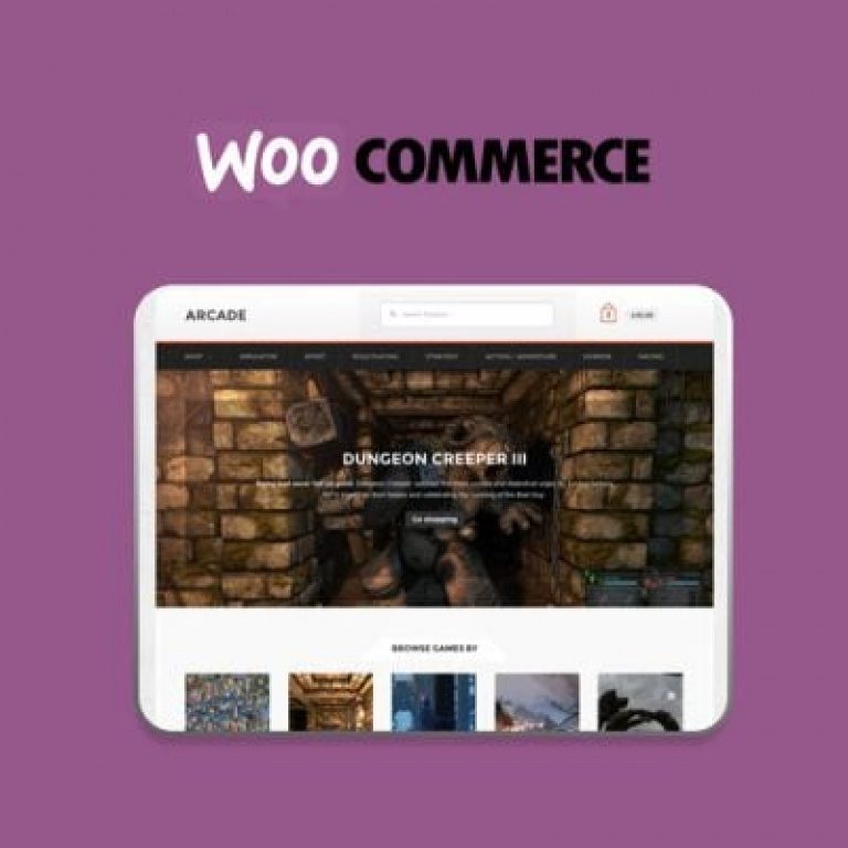 Arcade Storefront WooCommerce Theme