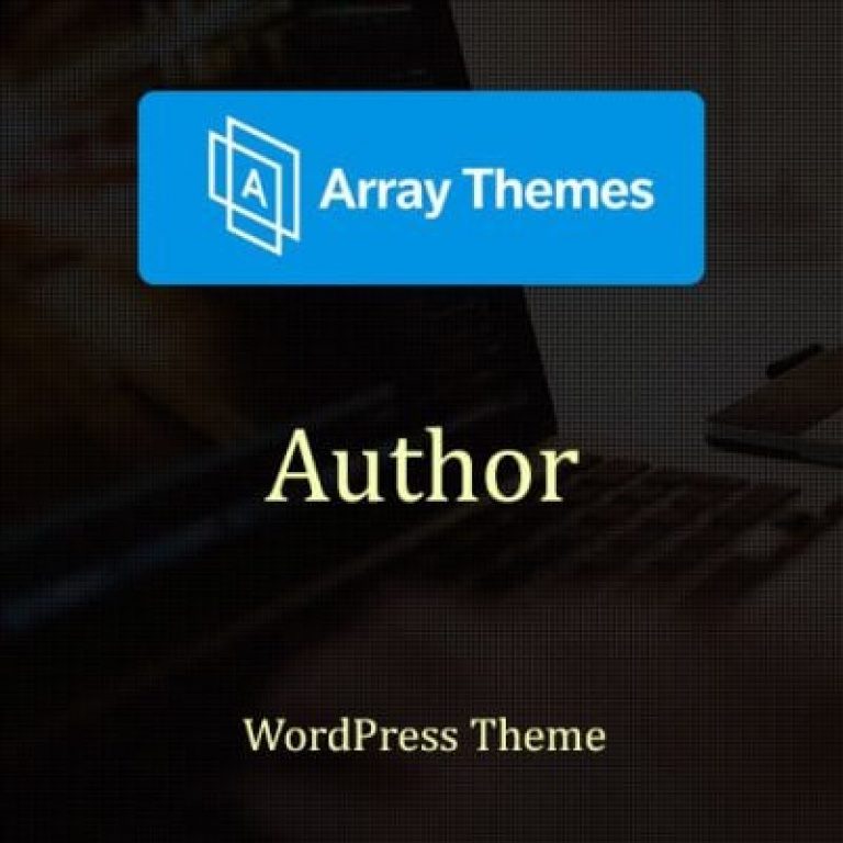 Array Themes Author WordPress Theme