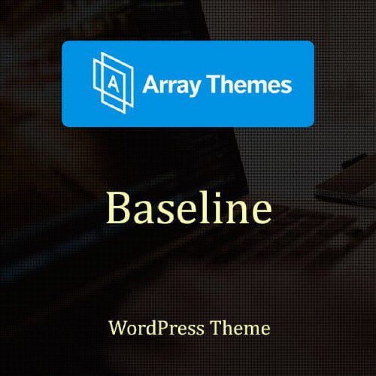 Array Themes Baseline WordPress Theme