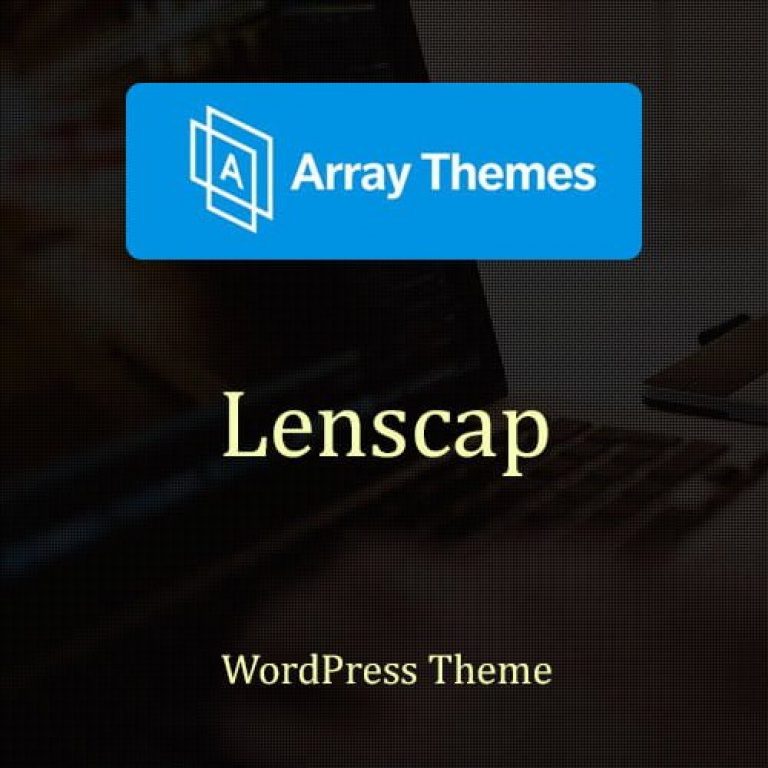 Array Themes Lenscap WordPress Theme