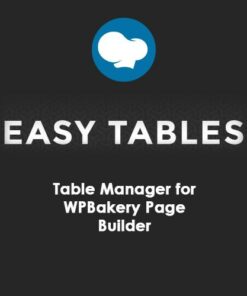 Easy Tables – Table Manager for WPBakery Page Builder