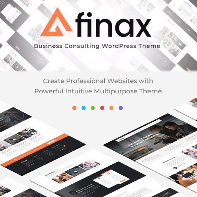 Finax - Responsive Business Consulting WordPress Theme