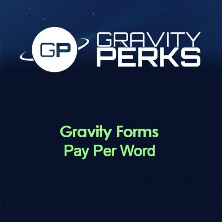 Gravity Perks – Gravity Forms Pay Per Word