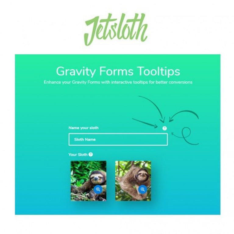 Jetsloth – Gravity Forms Tooltips