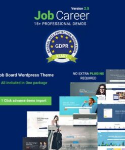 JobCareer - Job Board Responsive WordPress Theme