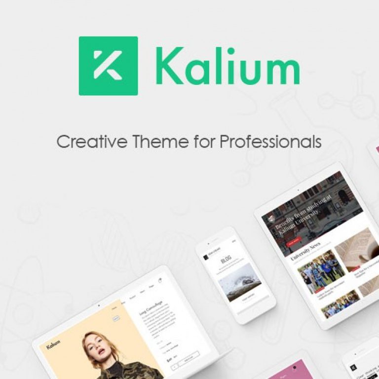 Kalium – Creative Theme for Professionals