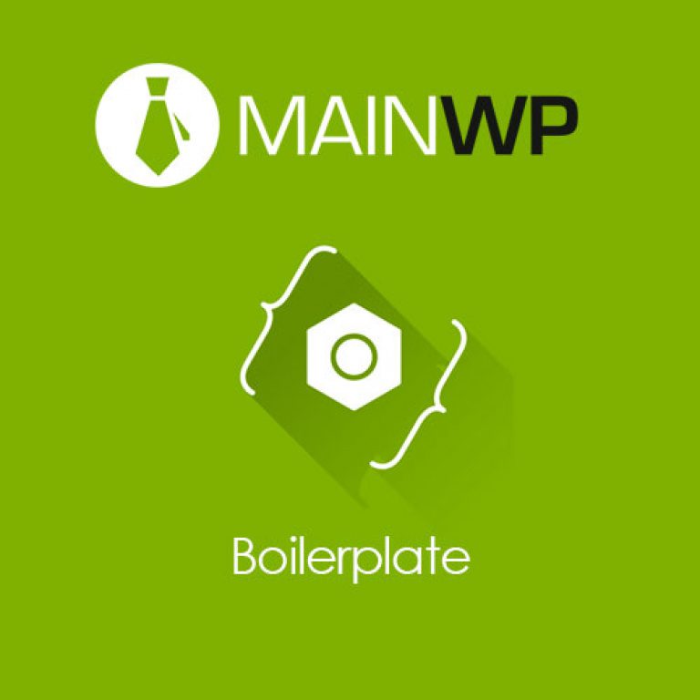 MainWP Boilerplate