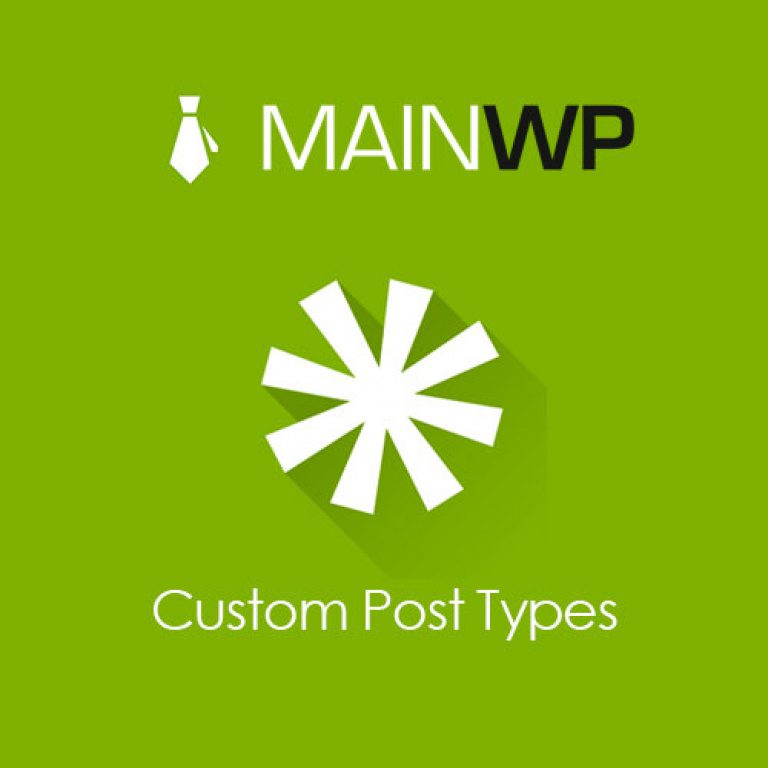 MainWP Custom Post Types