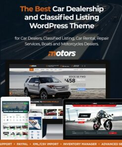 Motors – Automotive, Car Dealership, Car Rental, Auto, Classified Ads, Listing WordPress Theme