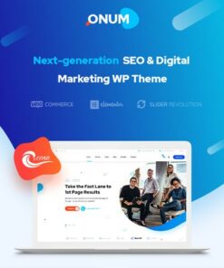 Onum – SEO & Marketing Elementor WordPress Theme