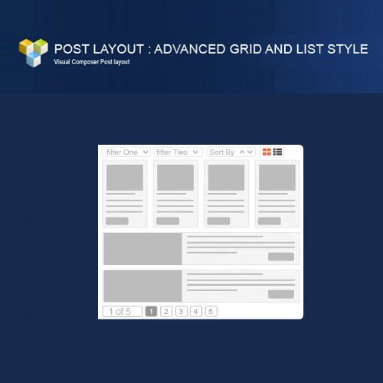 PW Grid-List Post Layout For Visual Composer