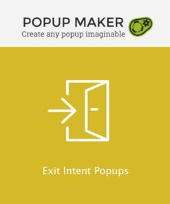 Popup Maker – Exit Intent Popups