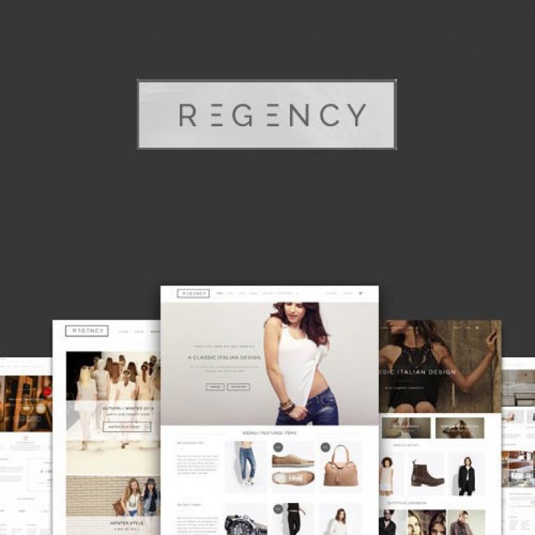 Regency- A Beautiful & Modern Ecommerce Theme