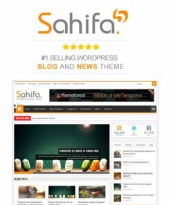 Sahifa – Responsive WordPress News - Magazine - Blog Theme