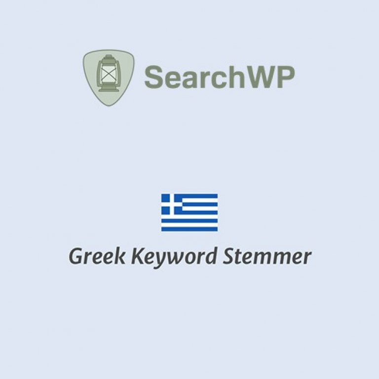 SearchWP Greek Keyword Stemmer