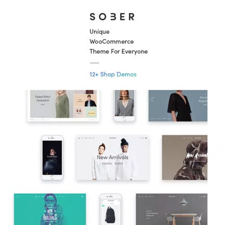 Sober – WooCommerce WordPress Theme