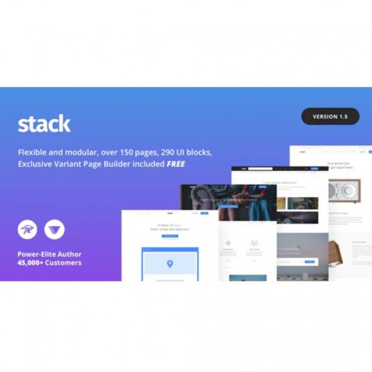 Stack – Multi-Purpose WordPress Theme with Variant Page Builder & Visual Composer