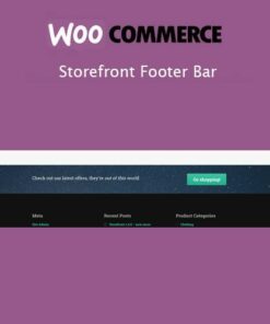 Storefront Footer Bar