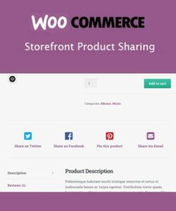 Storefront Product Sharing