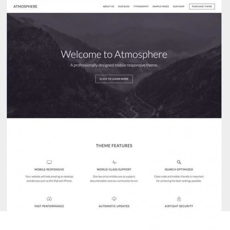 StudioPress Atmosphere Pro Genesis WordPress Theme