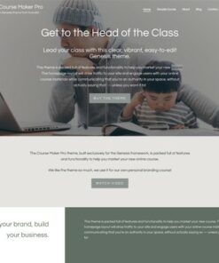 StudioPress Course Maker Pro Genesis WordPress Theme