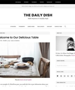 StudioPress Daily Dish Pro Genesis WordPress Theme