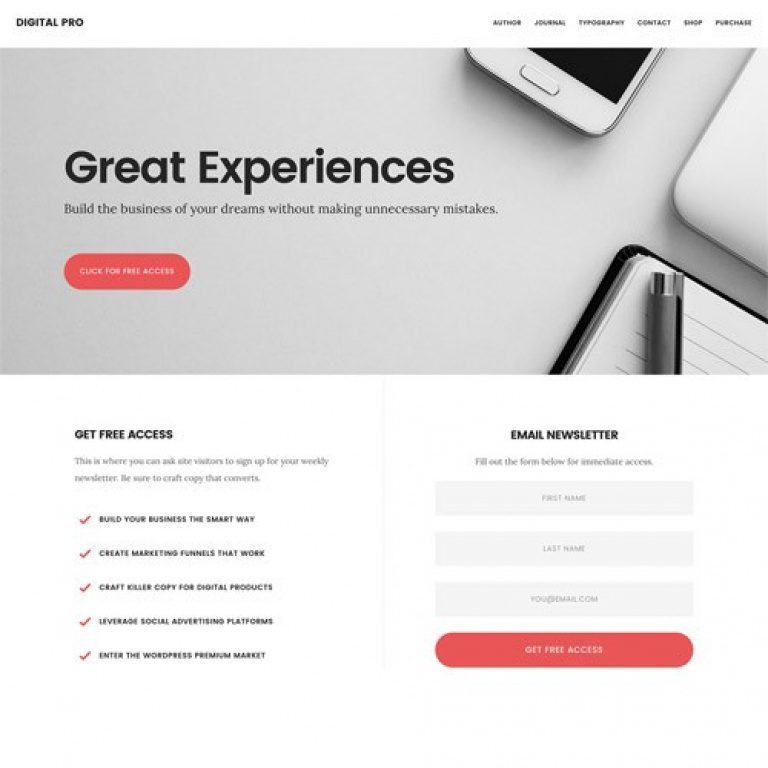 StudioPress Digital Pro Genesis WordPress Theme