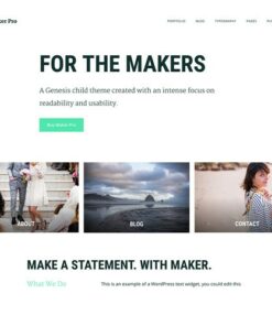 StudioPress Maker Pro Genesis WordPress Theme