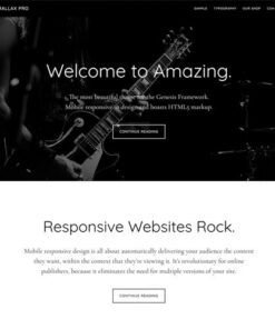 StudioPress Parallax Pro Genesis WordPress Theme