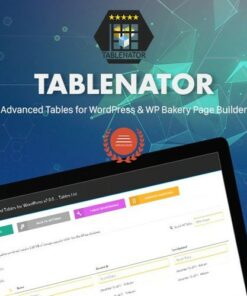 Tablenator – Advanced Tables for Visual Composer