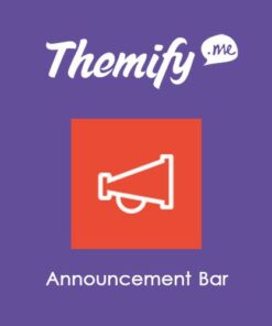 Themify Announcement Bar