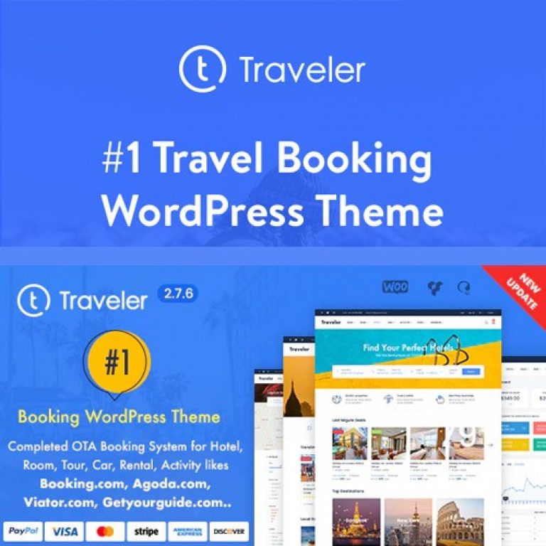 Travel Booking WordPress Theme