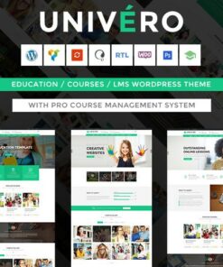 Univero - Education LMS & Courses WordPress Theme