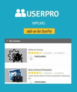 UserPro – WPLMS Integration