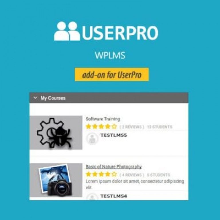 UserPro – WPLMS Integration