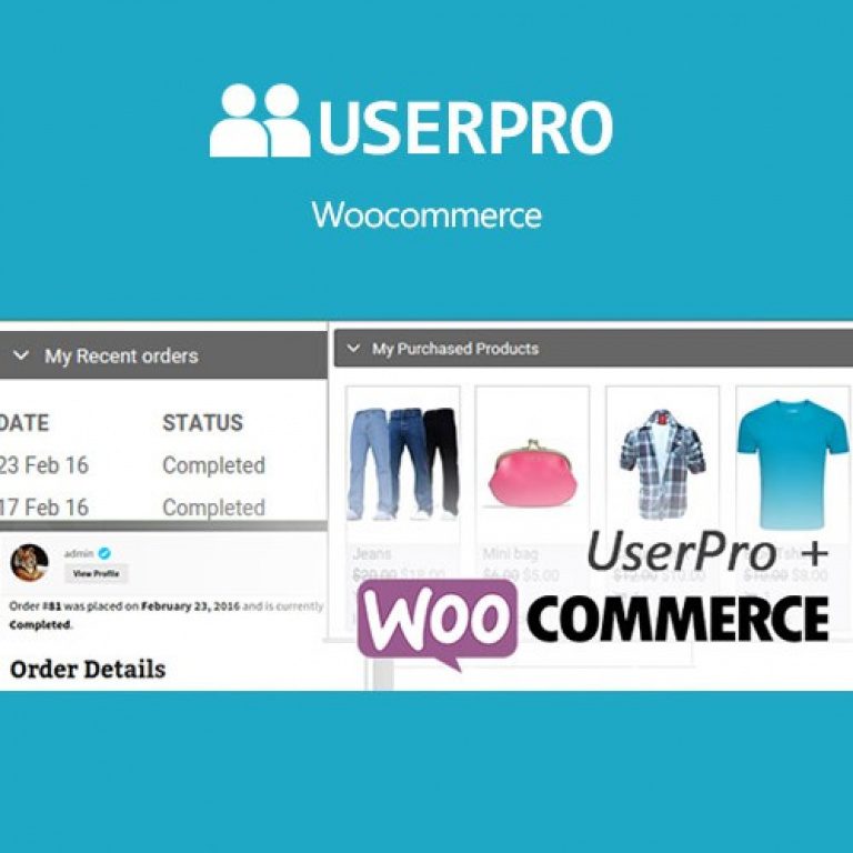 UserPro – WooCommerce Integration