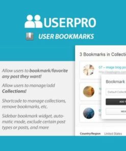 UserPro – WordPress User Bookmarks Add-on