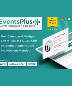 WP EventsPlus – Events Calendar Registration & Booking