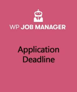 WP Job Manager Application Deadline Addon