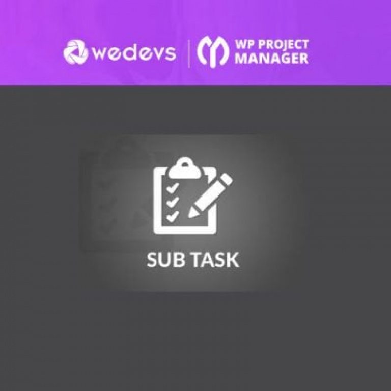 WP Project Manager Sub Task