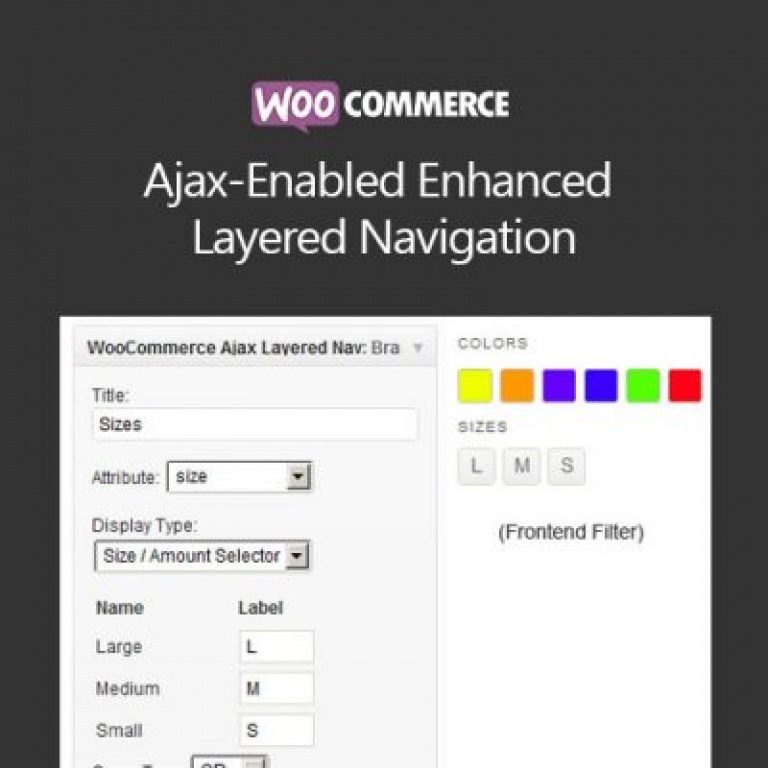 WooCommerce Ajax-Enabled Enhanced Layered Navigation