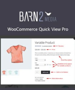 WooCommerce Quick View Pro By Barn2